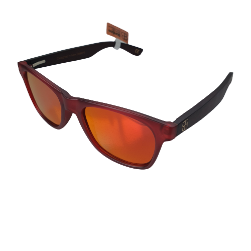 20RED - Red frame with orange reflective lenses